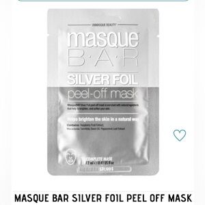 UNMASQUE BEAUTY - Masque B•A•R - Silver Foil Peel-Off Mask - 2/$15 - (12 ml x 2)